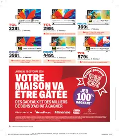 But - Prévisualisation de But catalogue but days valide à partir de 22/09/2026 | Page: 2 | Produits: Audio, Moulinex, Éclairage, Smart TV