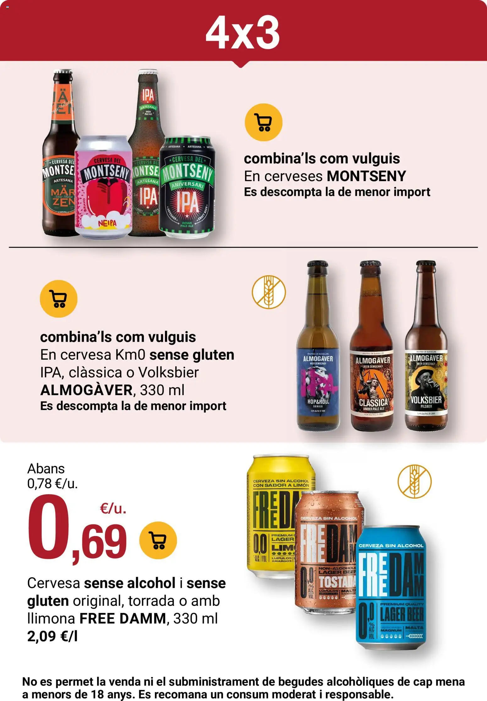 Bonpreu folleto │ válido desde el 16.06.2026 | Página: 74 | Productos: Cerveza sin alcohol, Cerveza