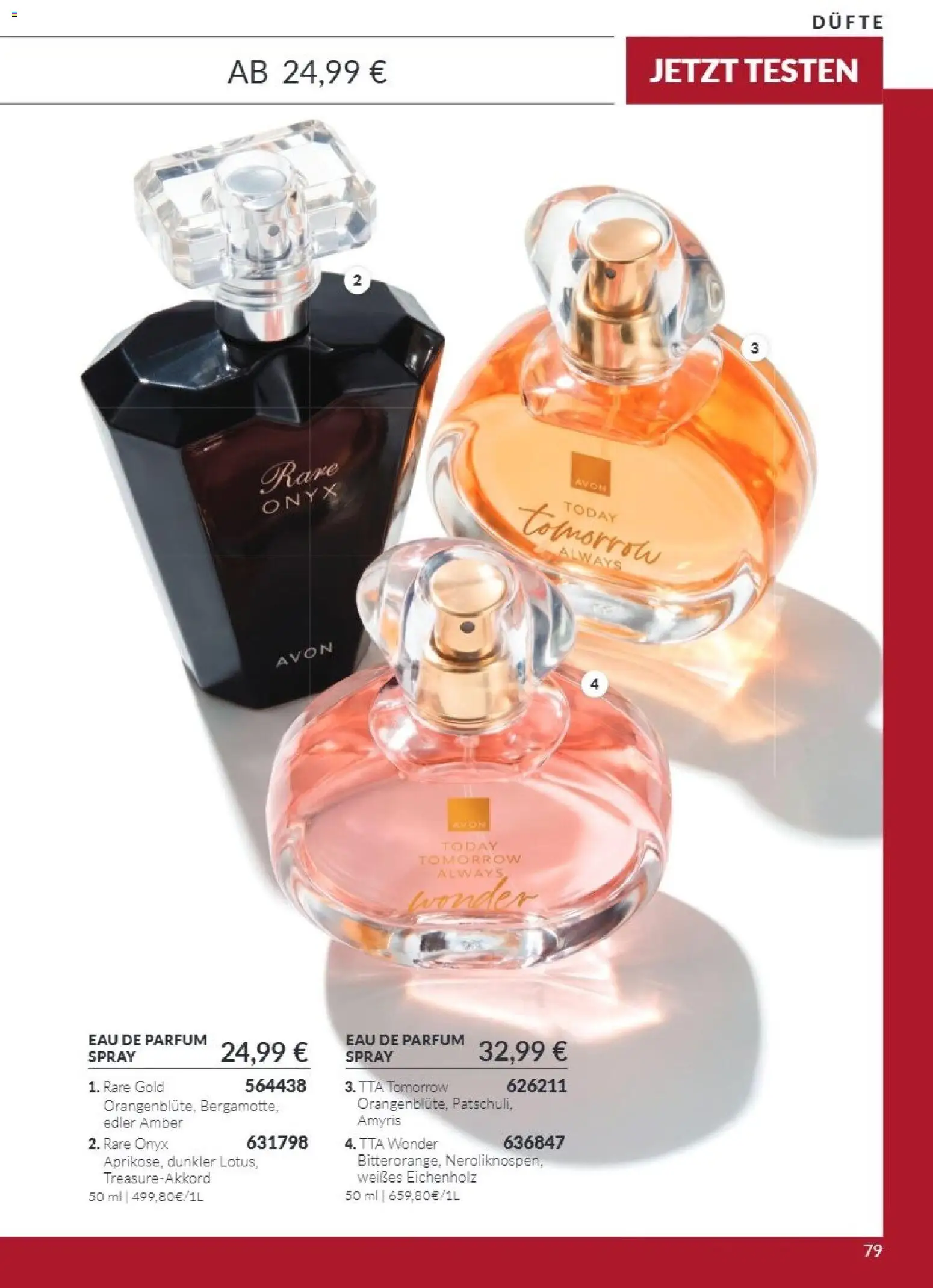 AVON Katalog Oktober 2026 – gültig ab 01.10.2026 | Seite: 79 | Produkte: Parfüm, Eau de Parfum