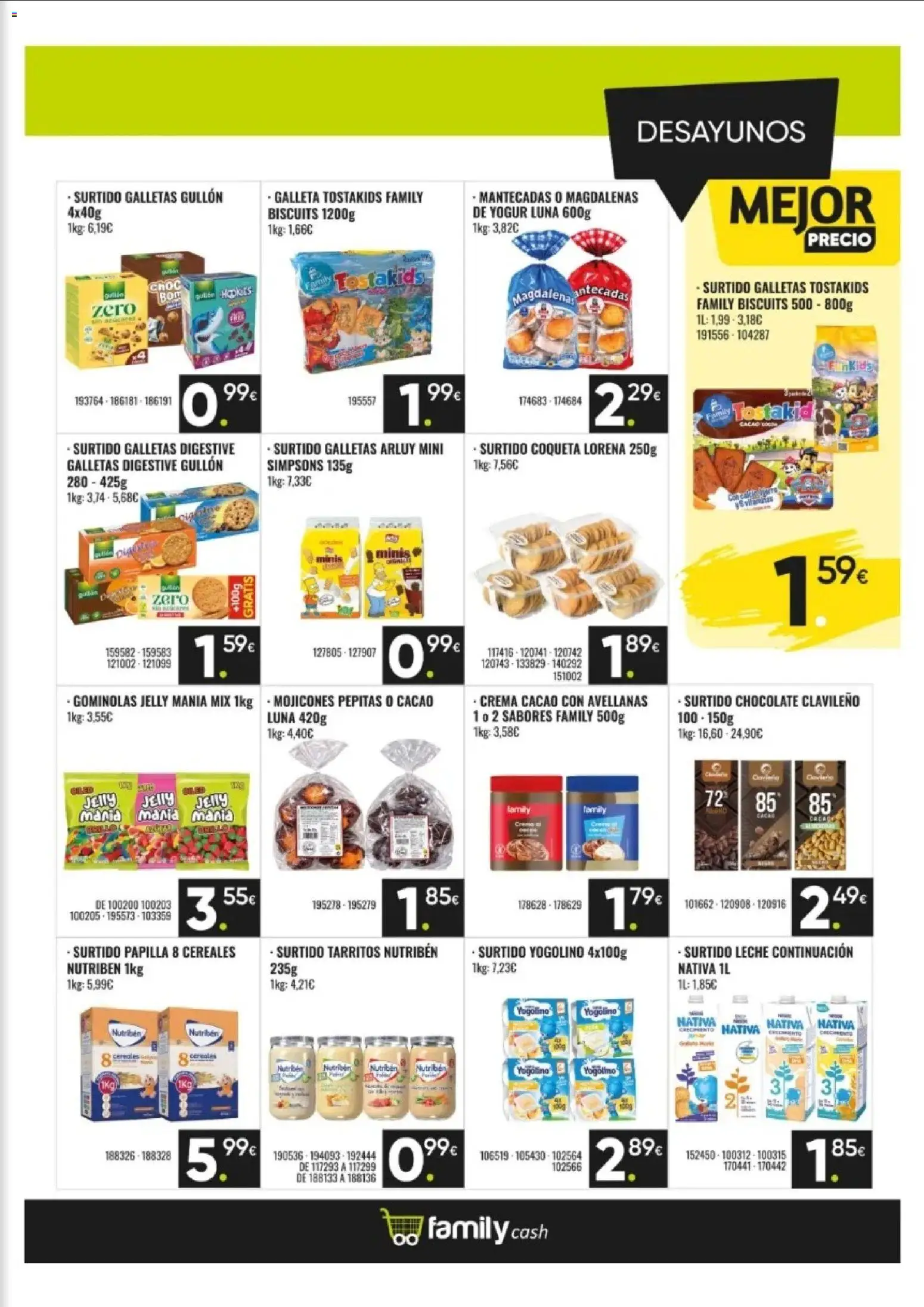 Family Cash folleto │ válido desde el 12/10/2026 | Página: 15 | Productos: Cereales, Galletas, Magdalenas, Cacao
