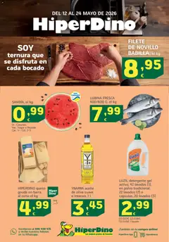 Vista previa HiperDino folleto válido desde el 12.05.2026