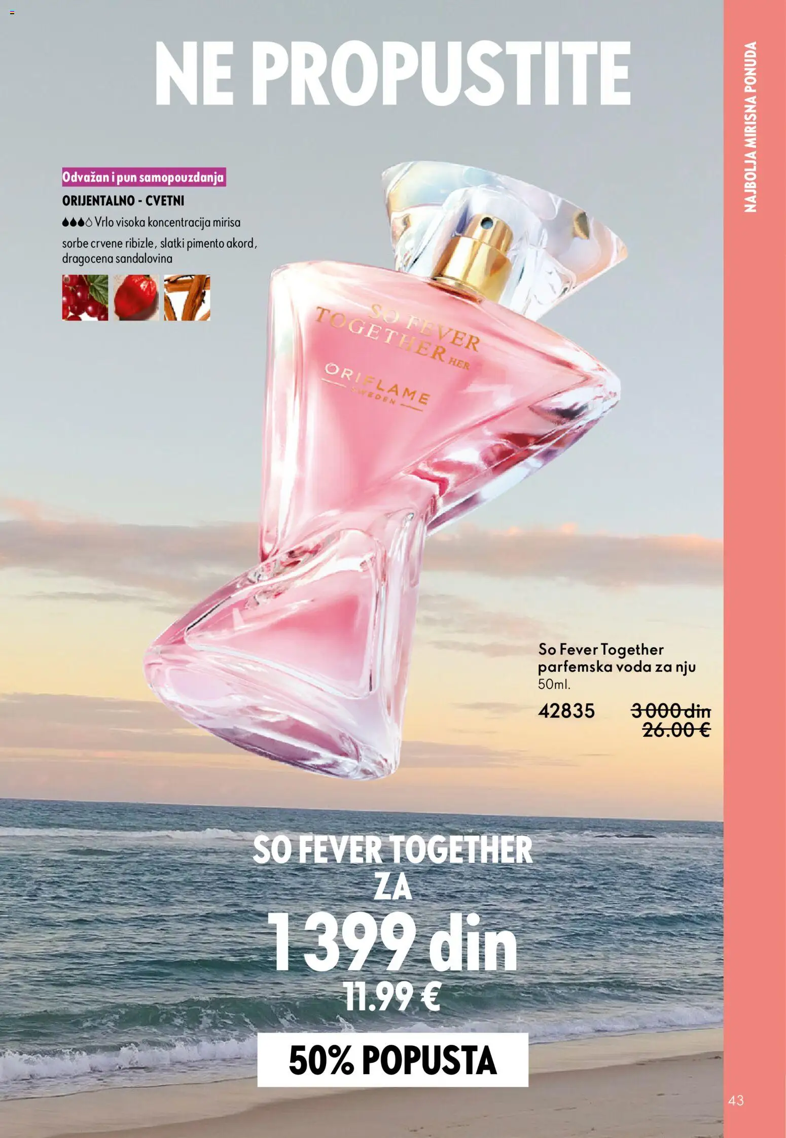 Oriflame katalog - važi od 03.06.2026 | Strana: 43 | Proizvode: So, Voda