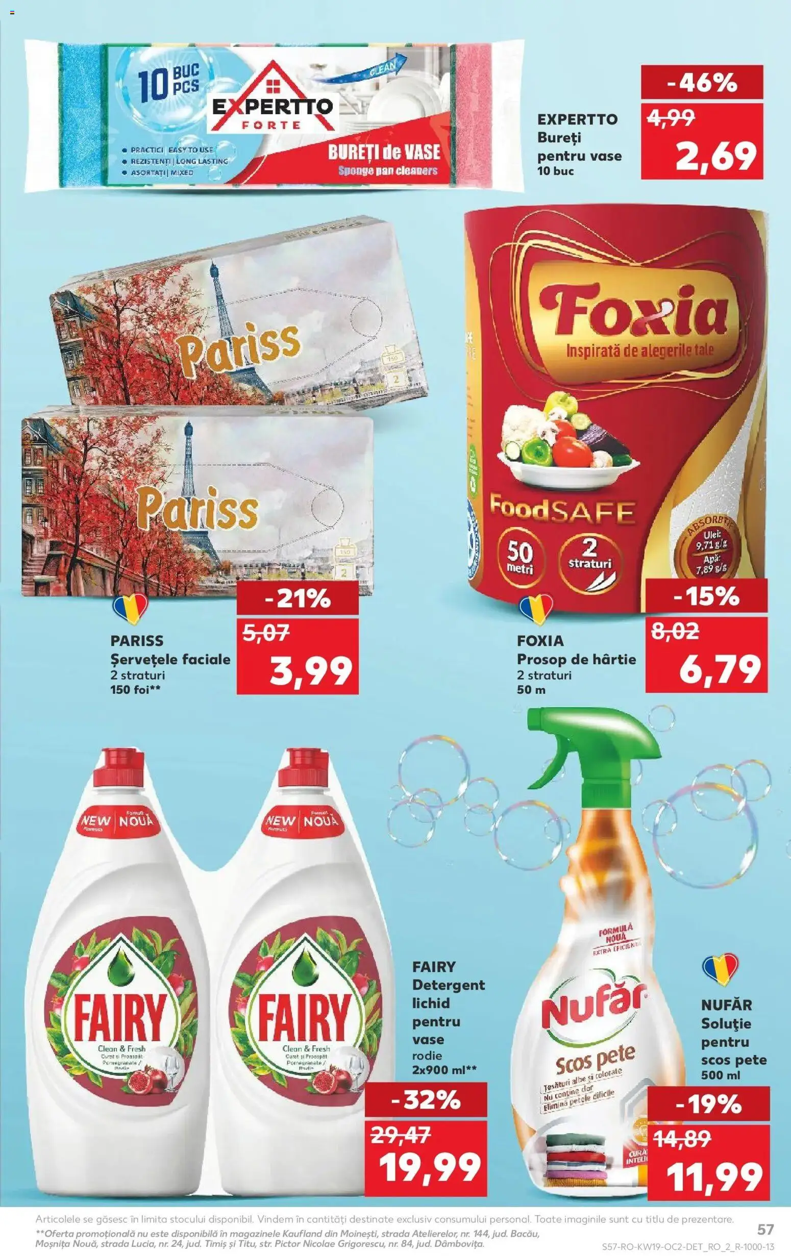 Noul catalog Kaufland – valabil de la 06.05.2026 | Pagină: 57 | Produse: Pomelo, Ulei, Detergent, Apă