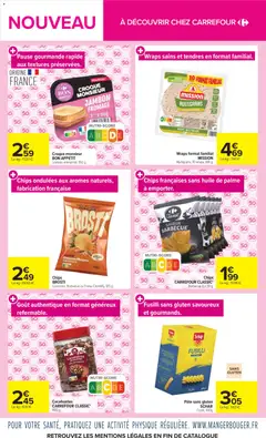 Carrefour - Prévisualisation de Carrefour Les nouveautés de juillet valide à partir de 07/07/2026 | Page: 4 | Produits: Merguez, Couscous, Fromage, Chips