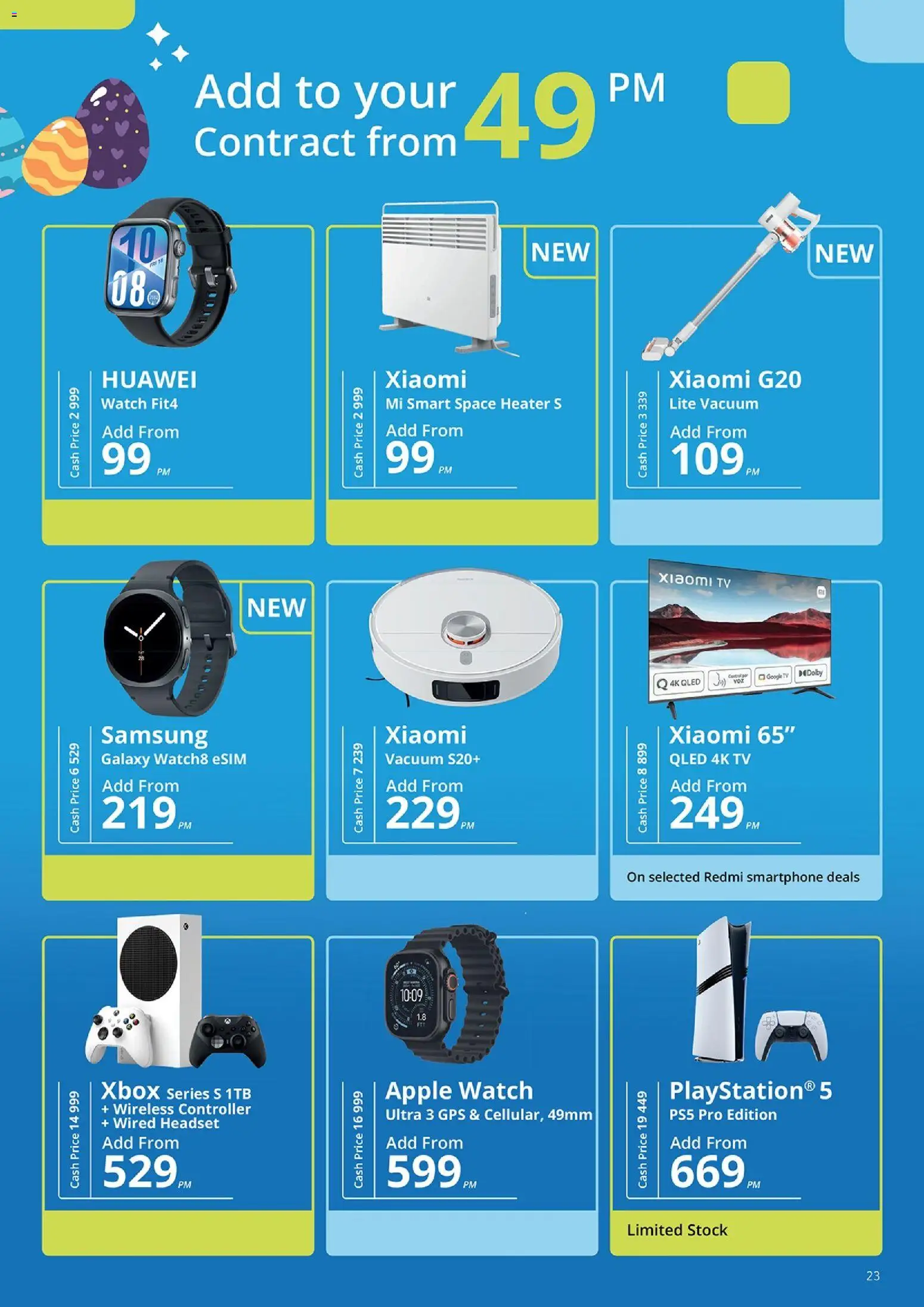 New Cellucity catalogue – valid from 02.04.2026 | Page: 23 | Products: Smartphone, Xbox, TV, Heater