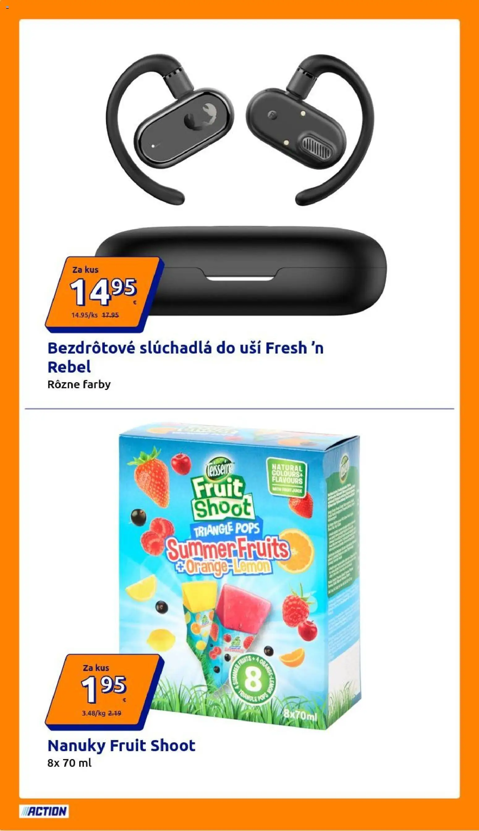 Nové Action akcie – leták je platný od 19.08.2026 | Strana: 4 | Produkty: Slúchadlá, Slúchadlá do uší, Bezdrôtové slúchadlá