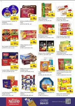 Preview of Nesto catalogue Butina Crowd Pulling Mega deals valid from 17 Sep, 2026 | Page: 5 | Products: Dates, Pizza, Sour Cream, Cookies