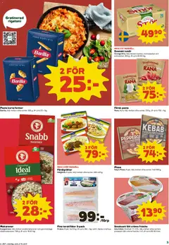 Coop erbjudanden - Förhandsvisning av reklamblad från butik Coop aktuell från 18.05.2026 | Sida: 5 | Produkter: Makaroner, Creme fraiche, Smör, Pizza