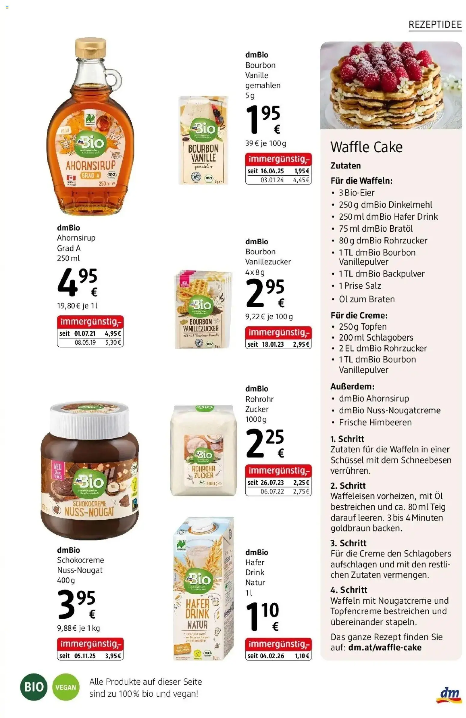 dm drogerie markt Journal Februar 2026 gültig ab 05.02.2026 | Seite: 17 | Produkte: Backpulver, Waffeln, Creme, Öl