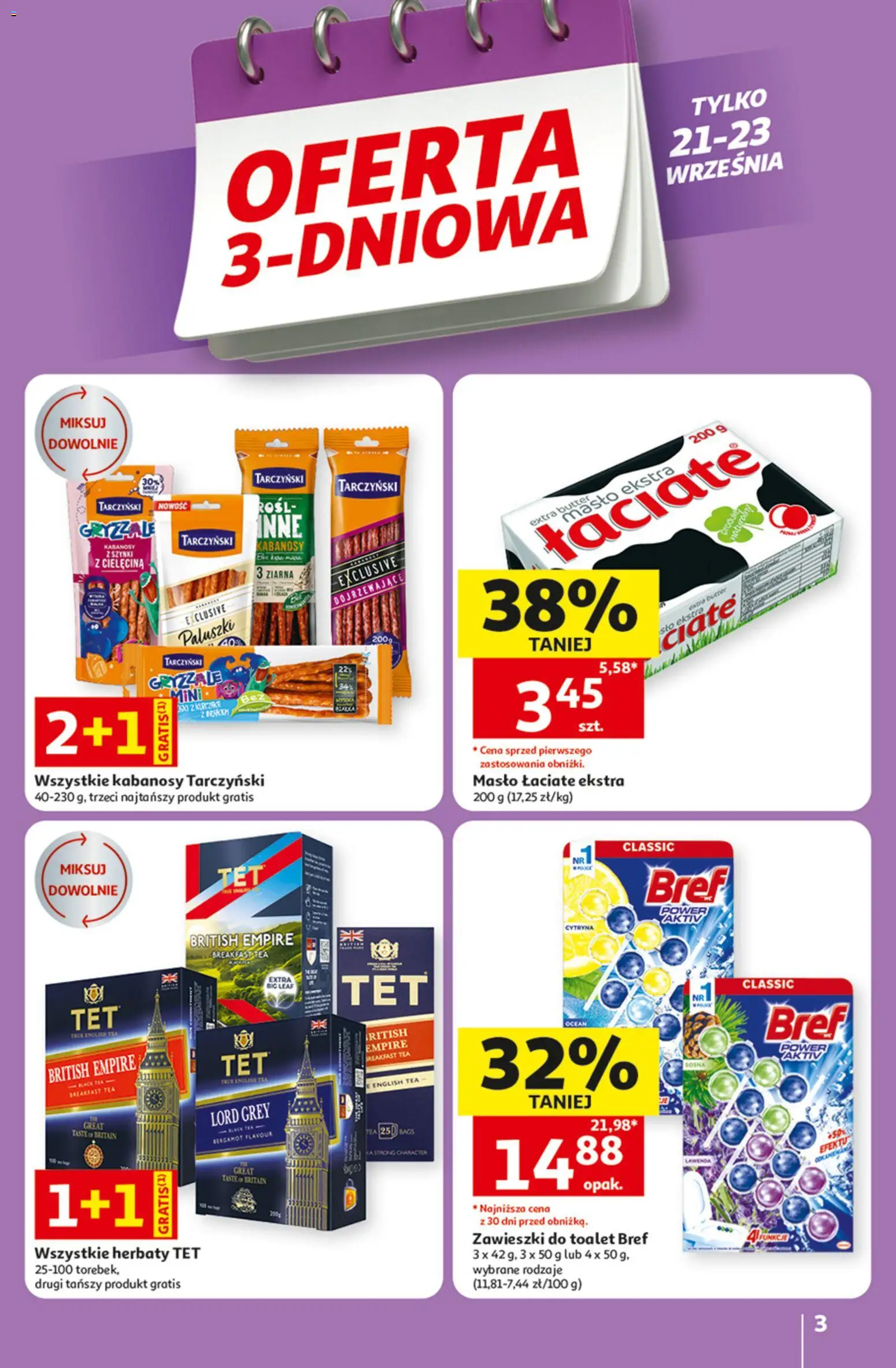 Auchan gazetka - 30 Lat Hipermarket od 17.09.2026 | Strona: 3
