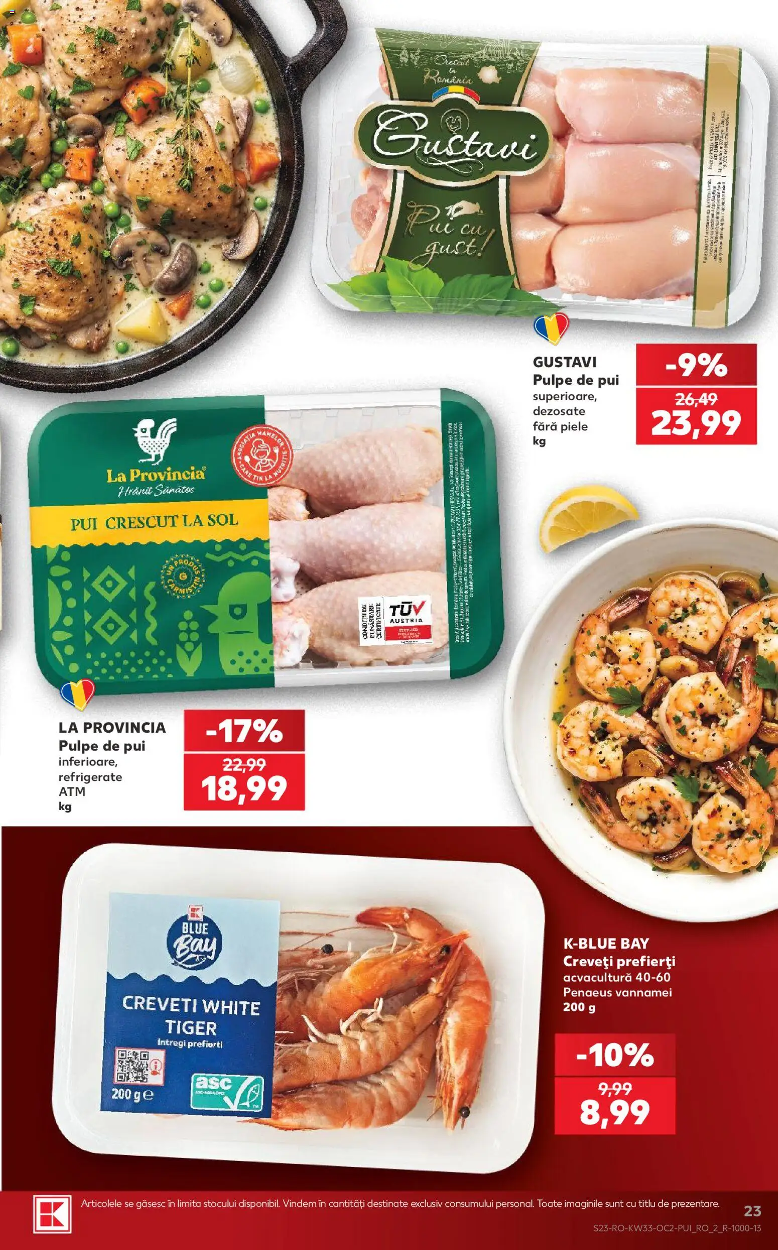 Noul catalog Kaufland – valabil de la 12.08.2026 | Pagină: 23 | Produse: La provincia, Pui
