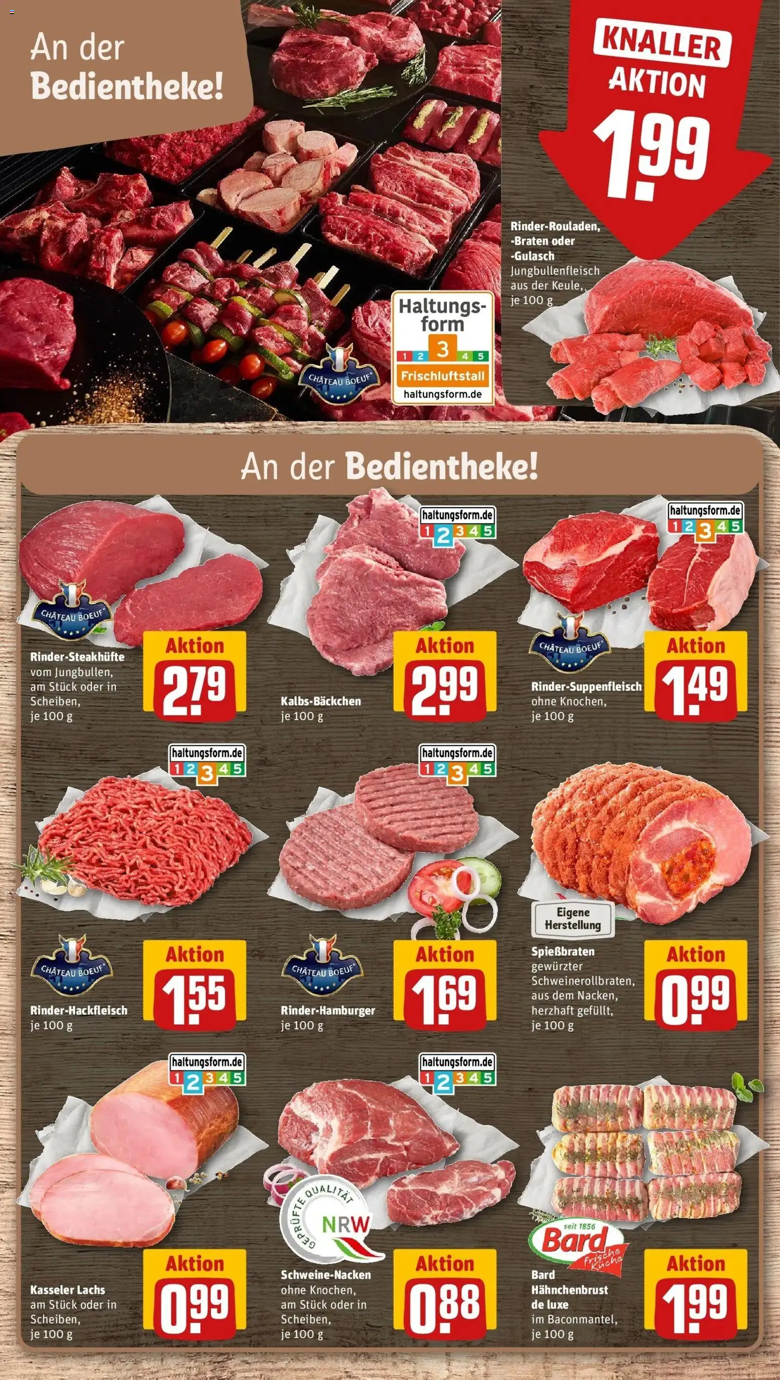 REWE Prospekt ab 26.10.2026 zum Blättern » Angebote | Seite: 8 | Produkte: Küche, Schweinenacken, Lachs, Gulasch
