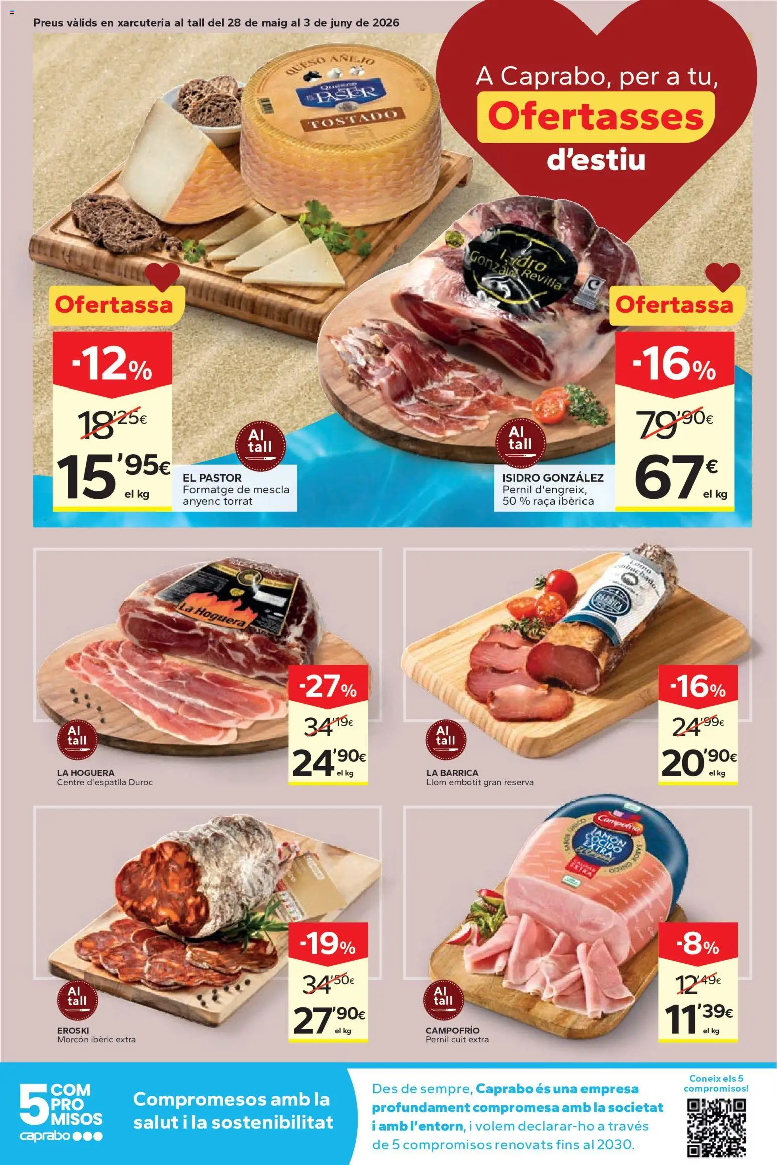 Caprabo folleto │ válido desde el 28.05.2026 | Página: 8 | Productos: Queso, Jamón