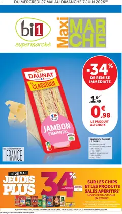 bi1 - Prévisualisation de bi1 Maxi marché valide à partir de 27.05.2026