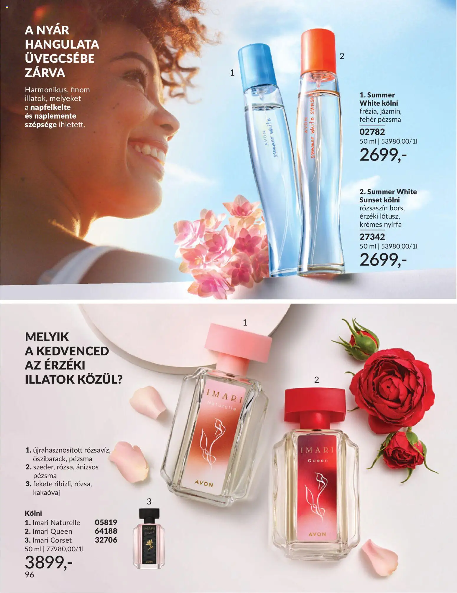 Avon akciós ujság - amely érvényes a következő dátumtól: 01.06.2026 | Oldal: 122 | Termékek: Kölni