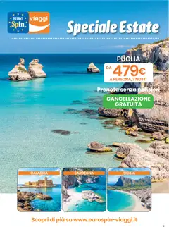 Anteprima del volantino Eurospin volantino Viaggi Sud valido a partire dal 04.06.2026