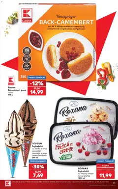 Ofertele Kaufland valabile de la 05.08.2026 | Pagină: 35 | Produse: Rom, Sirop, Înghețată, Sos