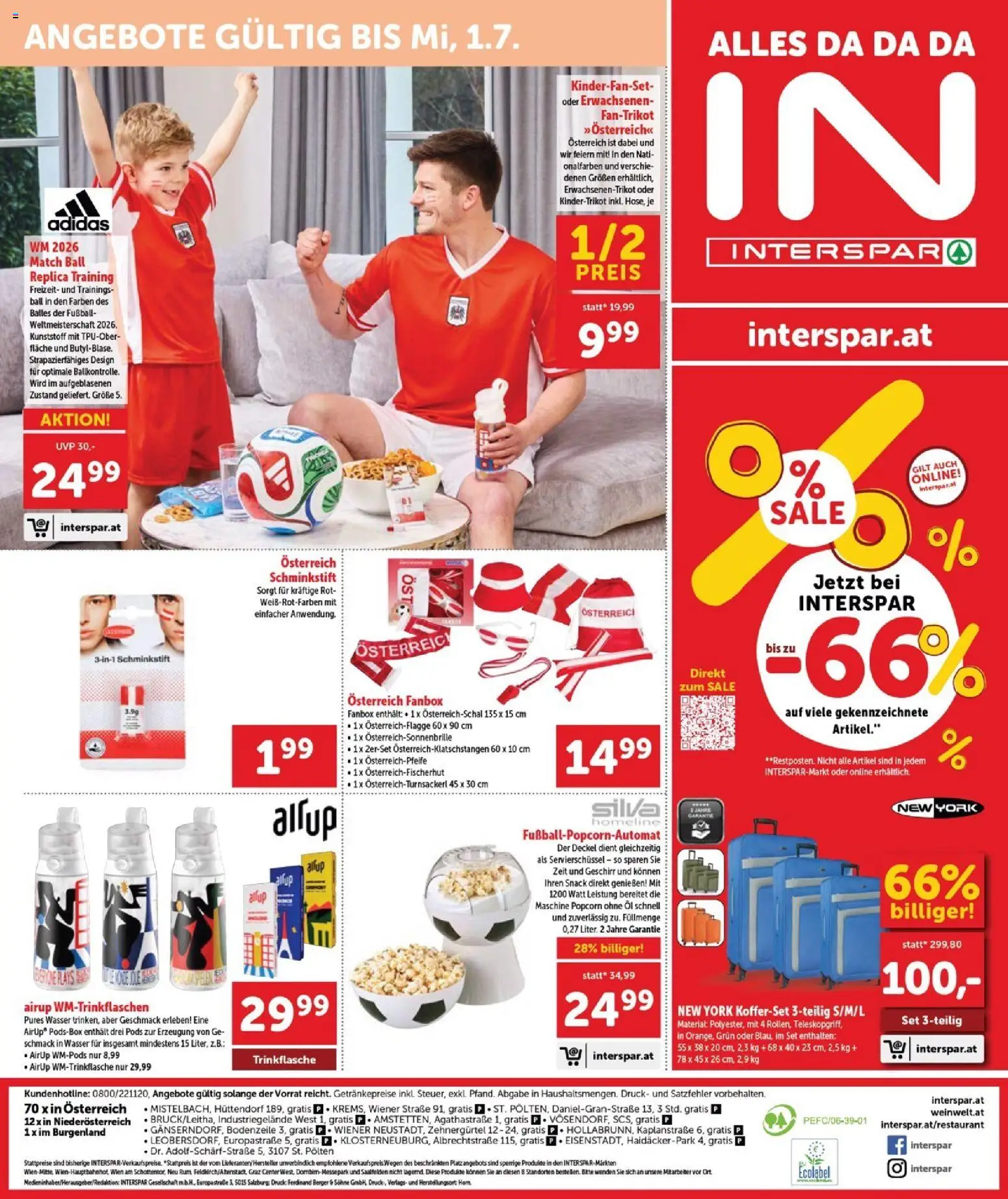 Interspar Flugblatt - Burgenland Nord gültig ab 11.06.2026 | Seite: 16 | Produkte: Wasser, Öl
