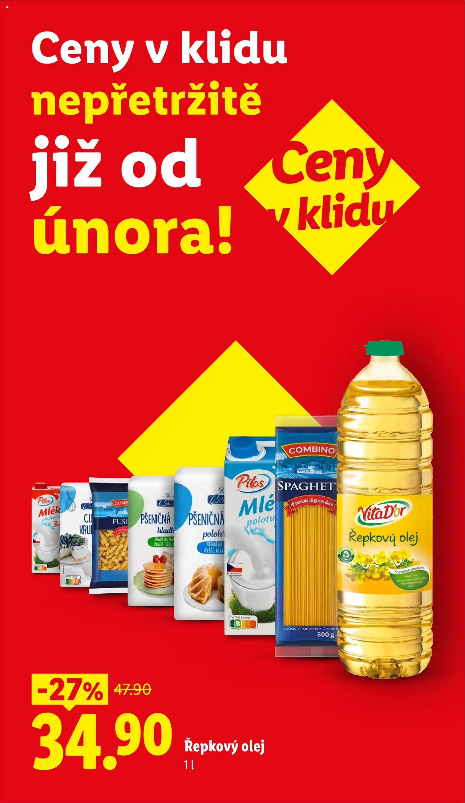 Lidl leták od 01.06.2026 | Strana: 5 | Produkty: Mléko polotučné, Mléko, Olej, Combino
