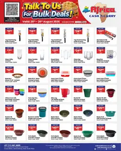 Africa Cash & Carry specials catalogue – valid from 20/08/2026 | Page: 57