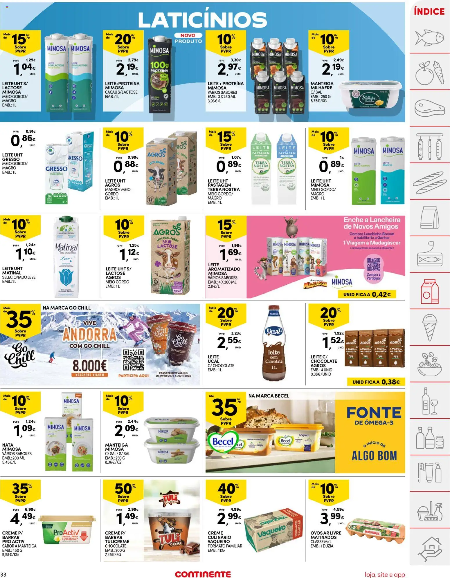 Continente folheto │ válido de 20/10/2026 | Página: 35 | Produtos: Cappuccino, Leite UHT, Leite, Ovos