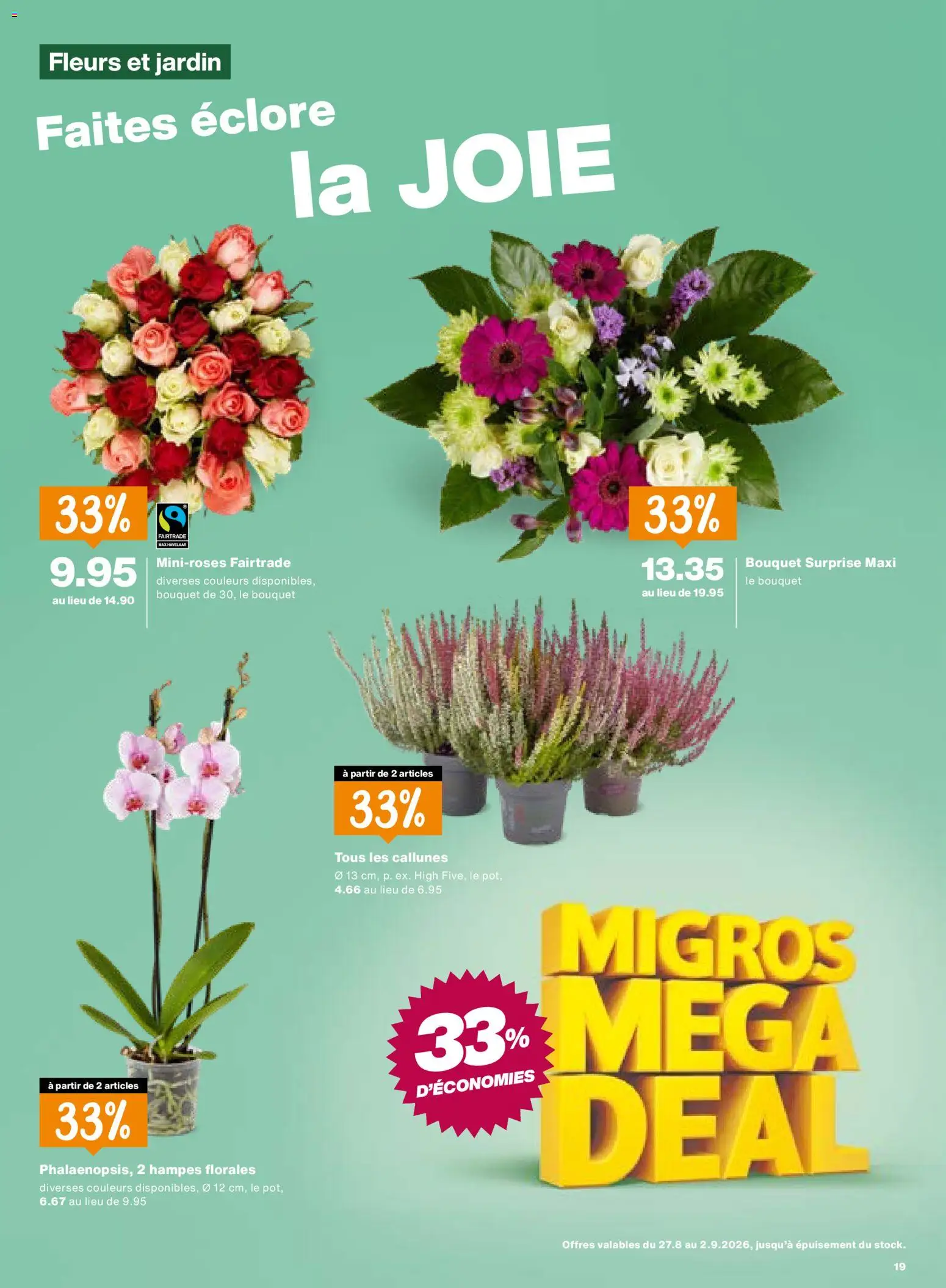 Migros aktionen FR – gültig ab 27.08.2026 | Seite: 19