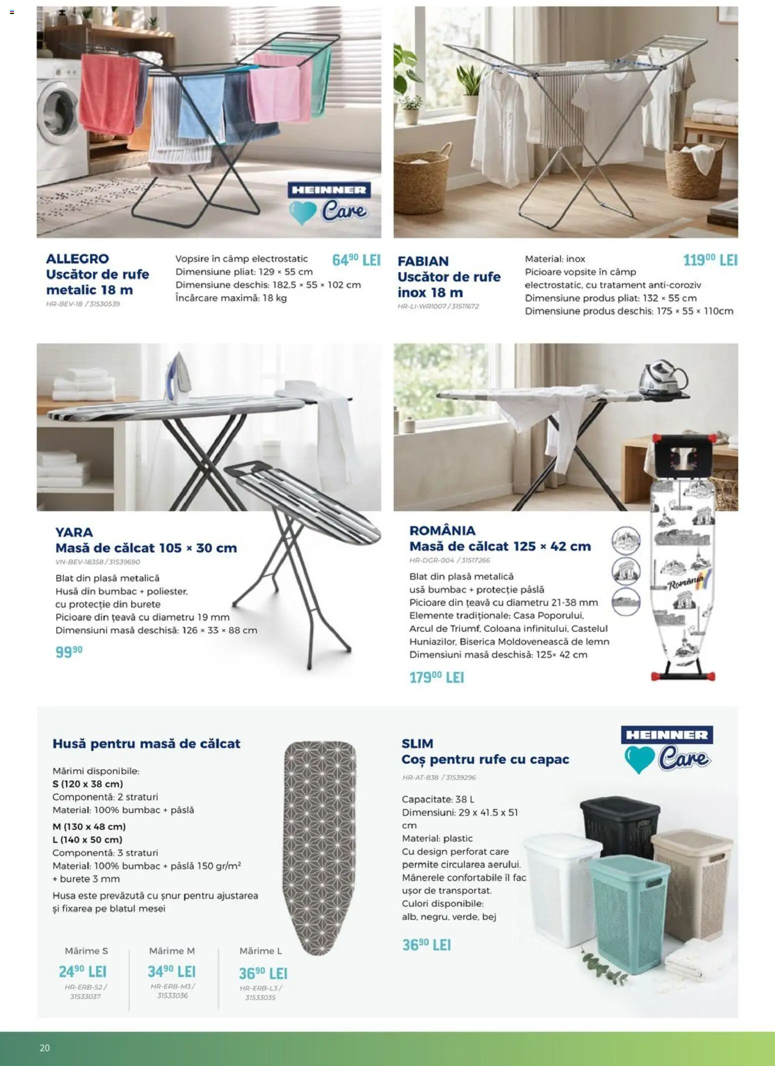 Noul catalog Carrefour – valabil de la 12.08.2026 | Pagină: 20 | Produse: Uscător de Rufe, Burete, Țeavă, Ușă