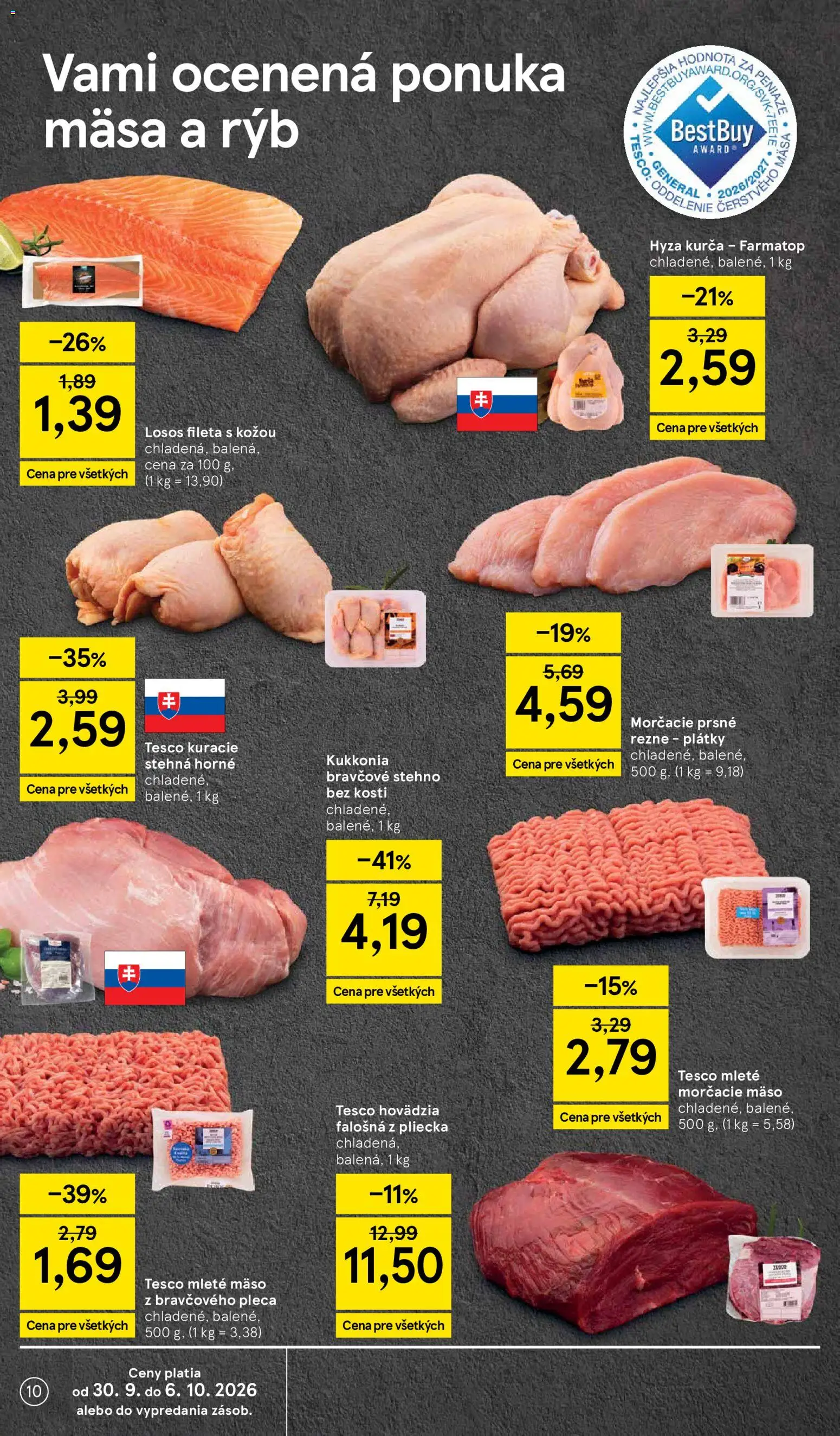 Nové Tesco akcie – leták je platný od 30.09.2026 | Strana: 10