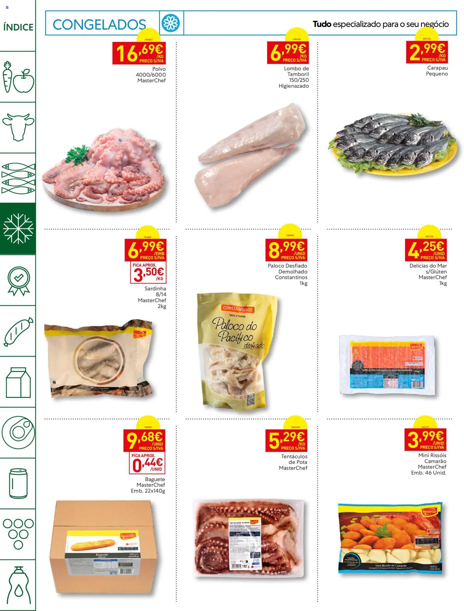 Recheio Horeca Madeira │ válido de 07/07/2026 | Página: 14 | Produtos: Polvo, Camarão, Lombo, Tamboril