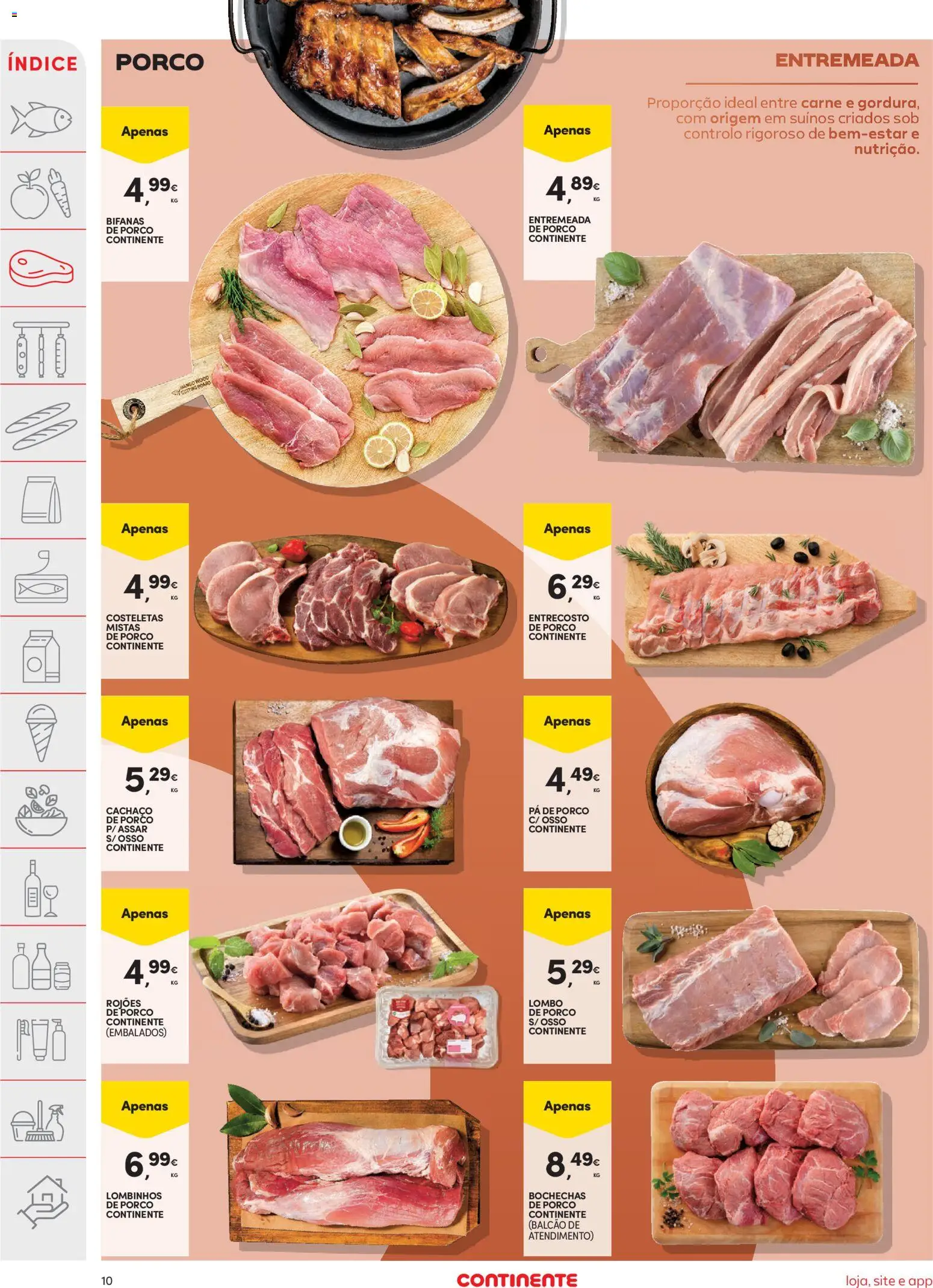 Continente folheto │ válido de 07/07/2026 | Página: 12 | Produtos: Lombo, Carne, Pá