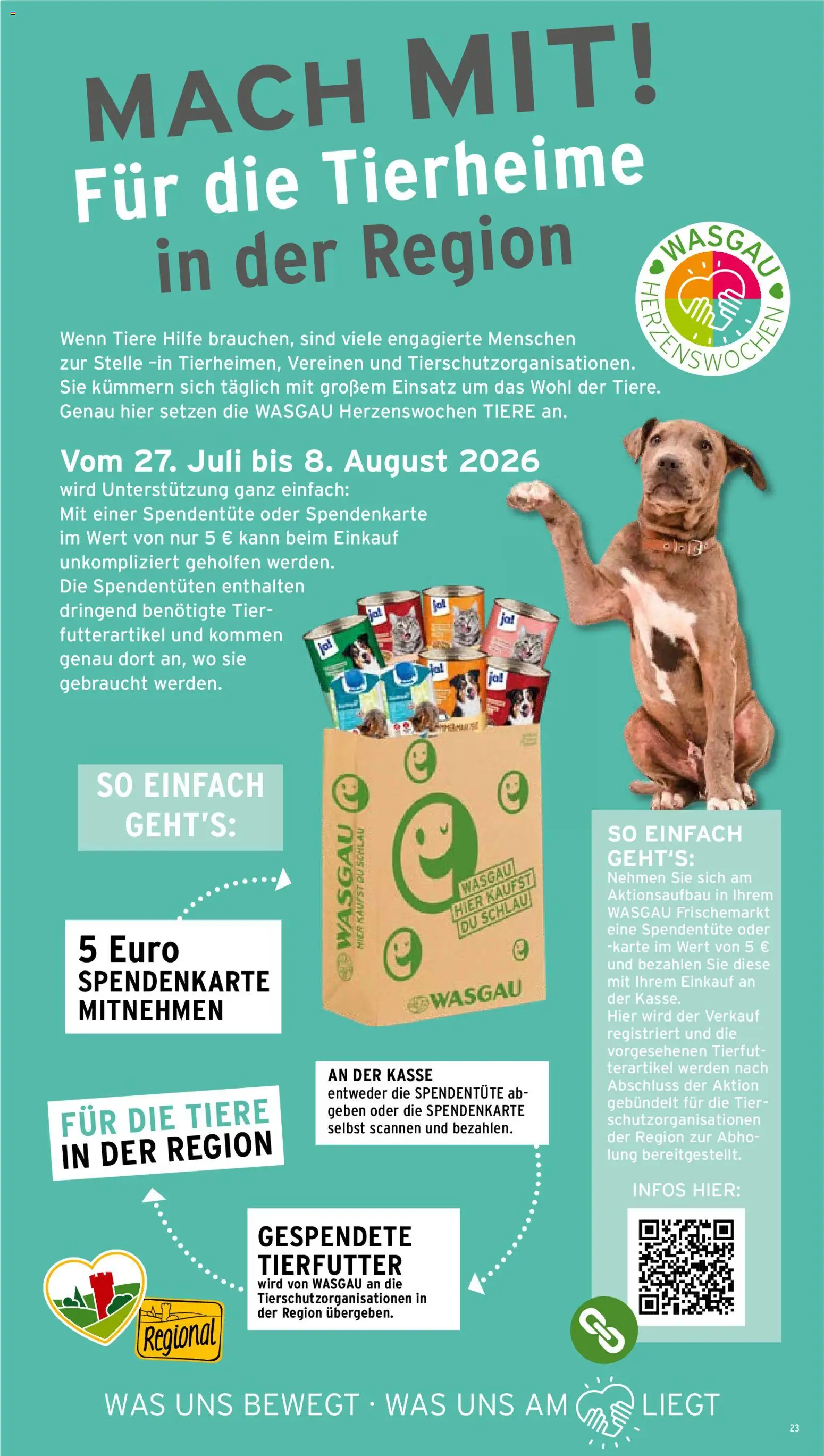 Wasgau Prospekt – gültig ab 27.07.2026 | Seite: 23