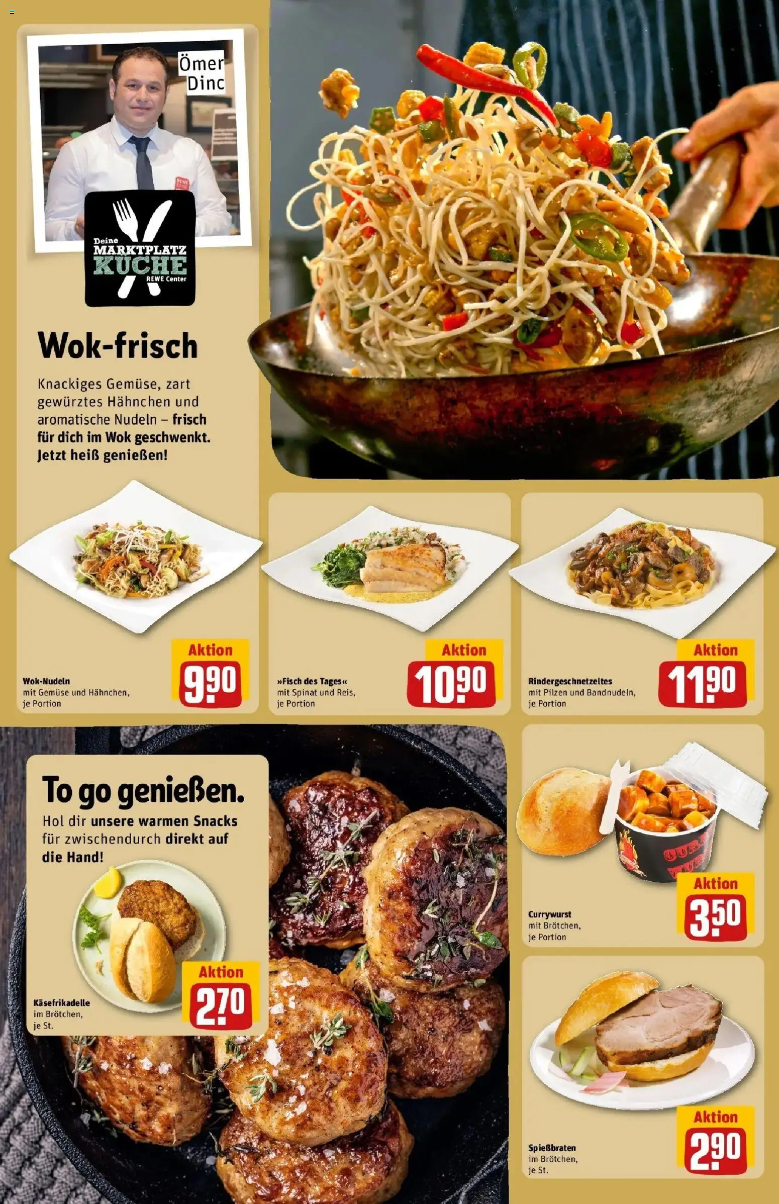 REWE Prospekt ab 31.08.2026 zum Blättern » Angebote | Seite: 13 | Produkte: Küche, Gemüse, Nudeln, Wok