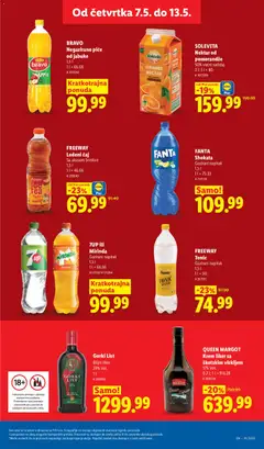 FREEWAY Ledeni čaj, Sa ukusom breskve, 1,5 l - pregled Lidl kataloga - važi od 07.05.2026 | Strana: 31
