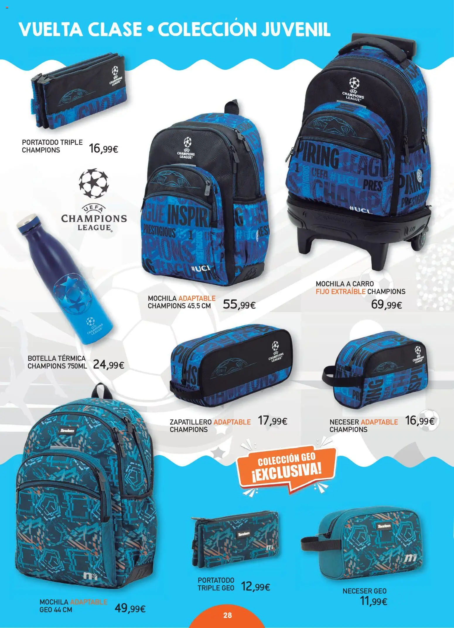 Toy Planet catálogo de Vuelta a Clase │ válido desde el 10/08/2026 | Página: 28 | Productos: Mochila, Neceser