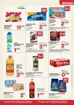 Vista previa El Corte Inglés ofertas válido desde el 21.05.2026 | Página: 3 | Productos: Cerveza, Νερό καρύδας, Galletas, Aceite de oliva