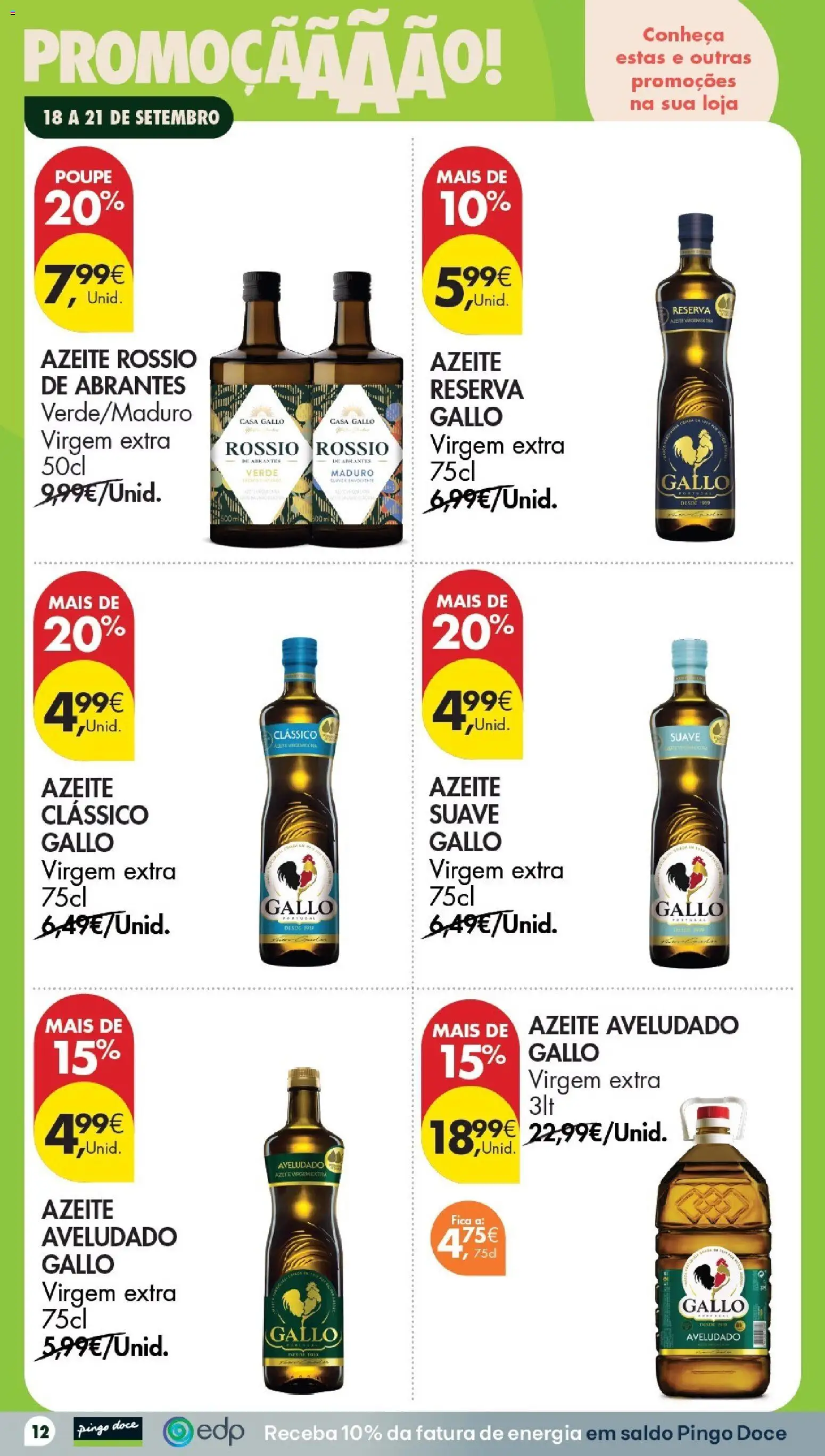 Pingo Doce Poupe este Fim de Semana │ válido de 18/09/2026 | Página: 12 | Produtos: Azeite