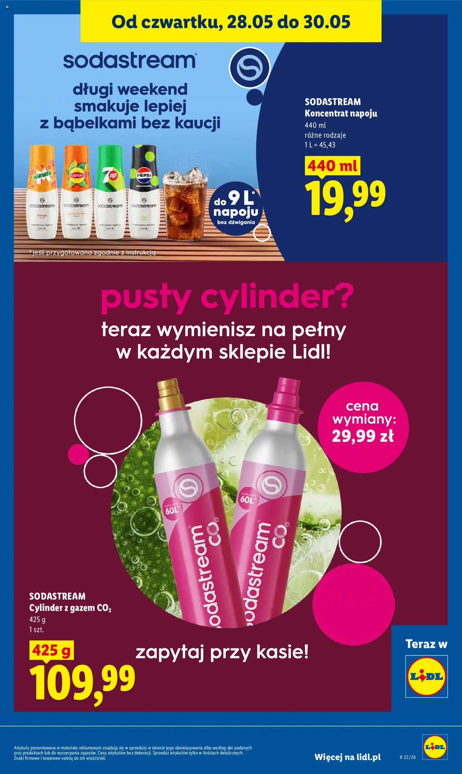Lidl Polsko leták od 28.05.2026 | Strana: 65 | Produkty: Pepsi, Mirinda, Sodastream