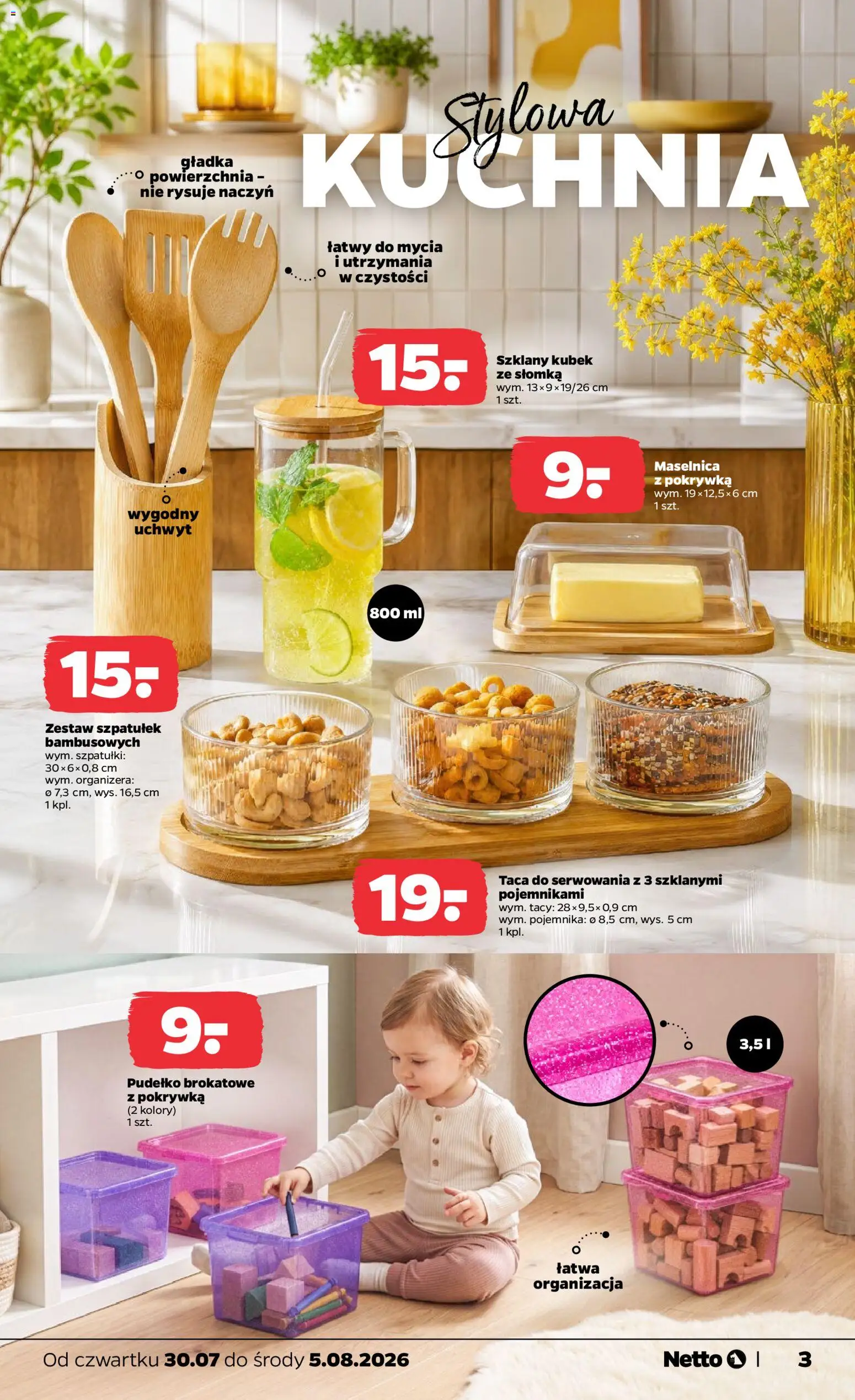 Netto gazetka od czwartku NonFood od 30.07.2026 | Strona: 3 | Produkty: Pudełko
