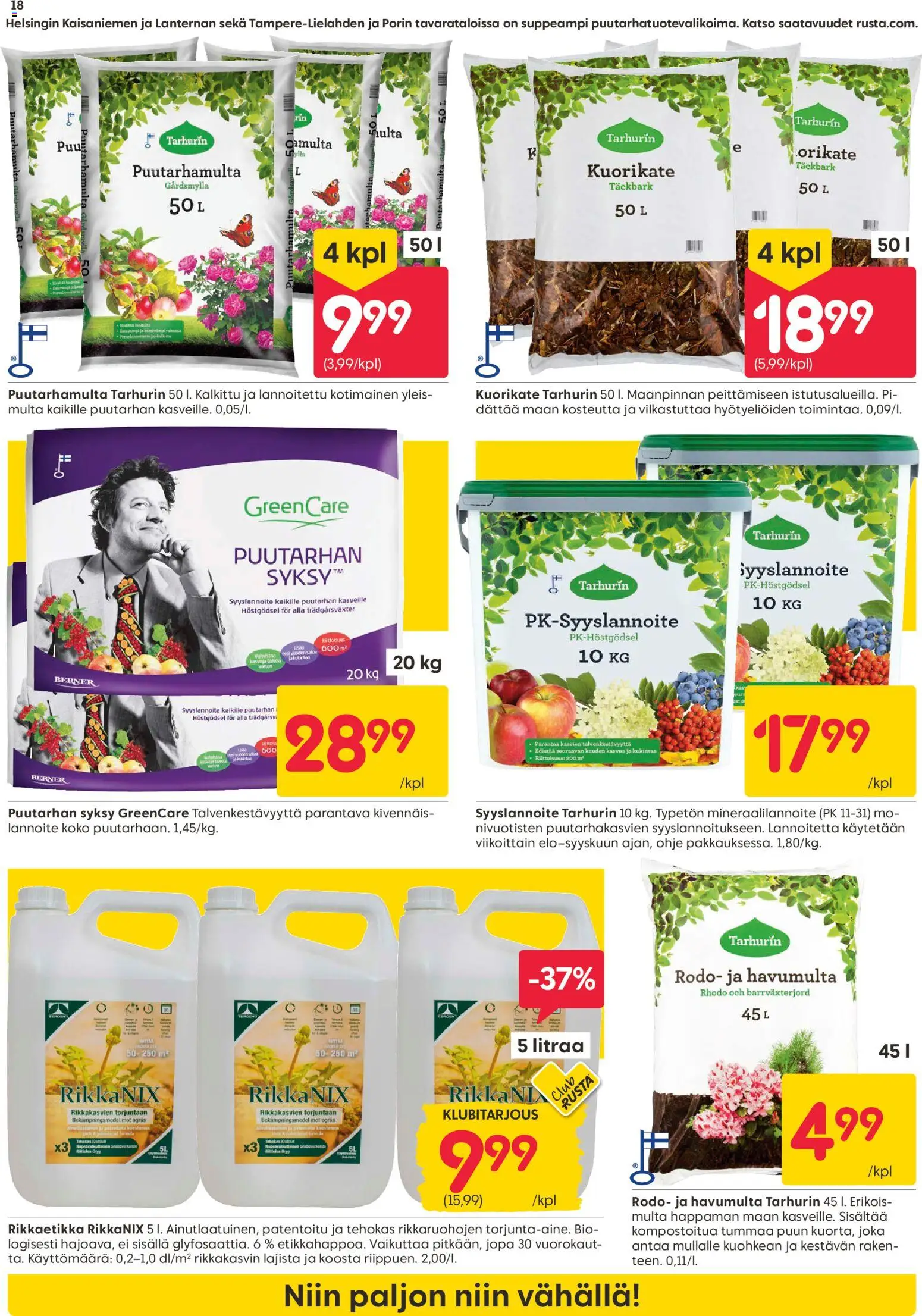 Rusta tarjoukset – voimassa 27/07/2026 alkaen | Sivu: 18