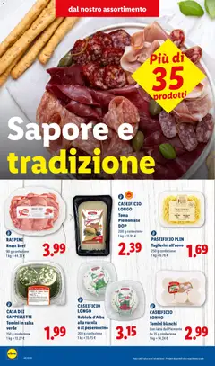 Anteprima del volantino CASEIFICIO LONGO Robiola d'Alba alla rucola o al peperoncino, Robiola d'Alba alla rucola o al peperoncino valido a partire dal 01/10/2026 | Pagina: 2