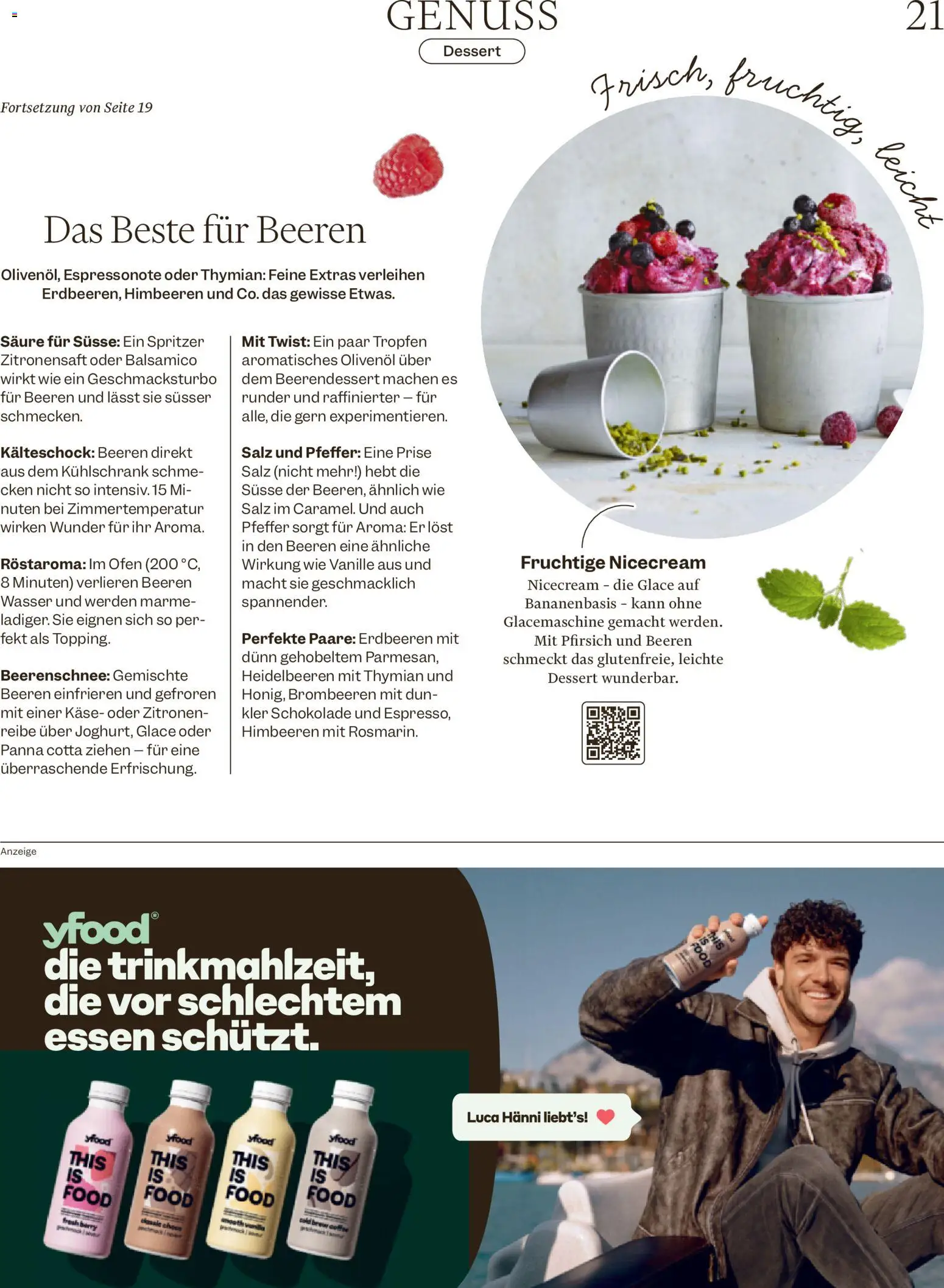 Migros aktionen Magazin – gültig ab 22.07.2026 | Seite: 21 | Produkte: Schokolade, Pfeffer, Pfirsich, Ofen