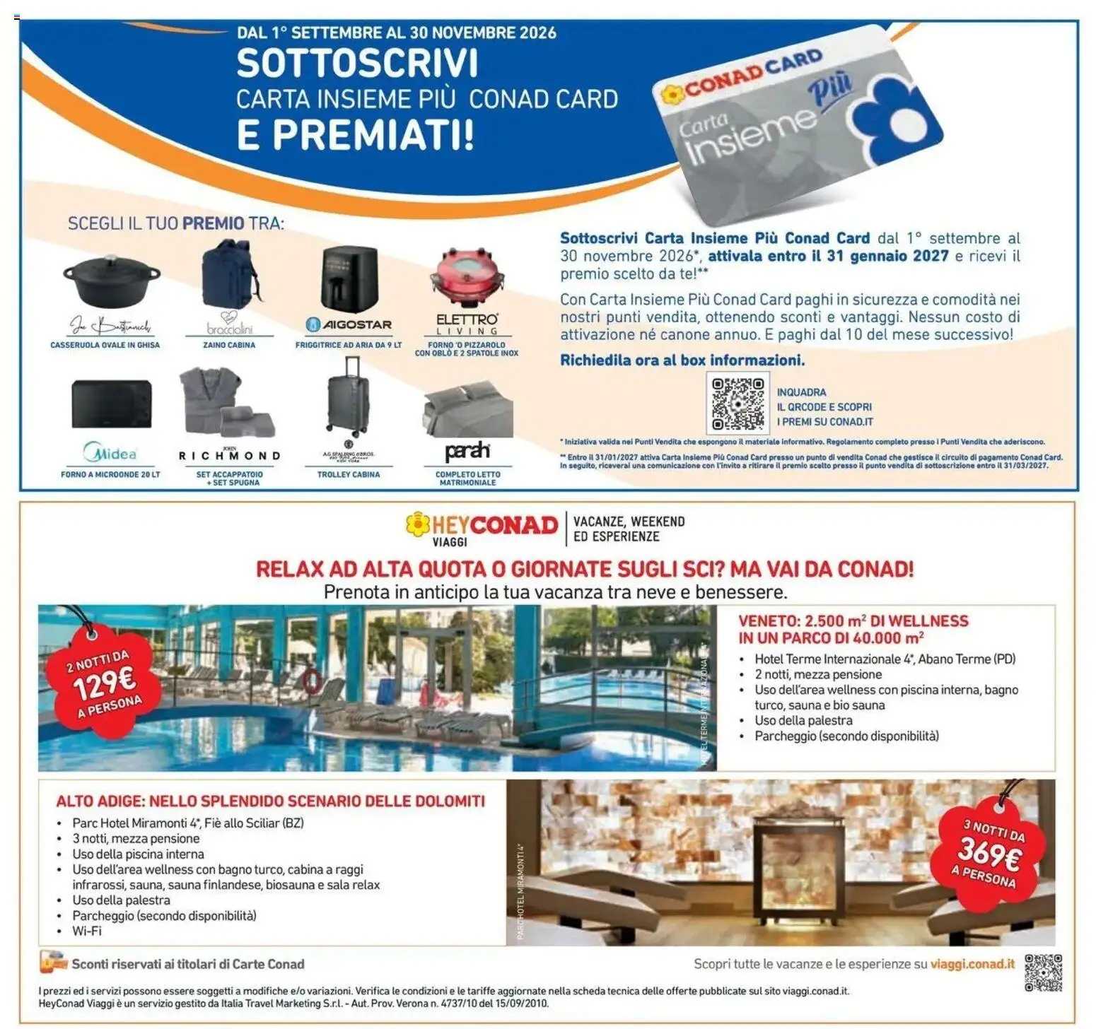 Anteprima volantino Conad dal 07/10/2026 prossima settimana | Pagina: 49 | Prodotti: Pizza, Piscina, Friggitrice, Letto