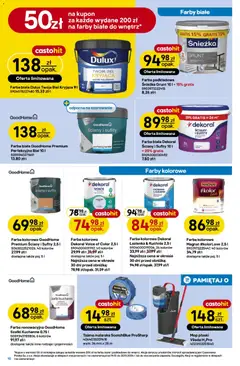 Pogląd oferty "Castorama gazetka" - ważna od 14.10.2026 | Strona: 10 | Produkty: Śnieżka, Vileda, Mop