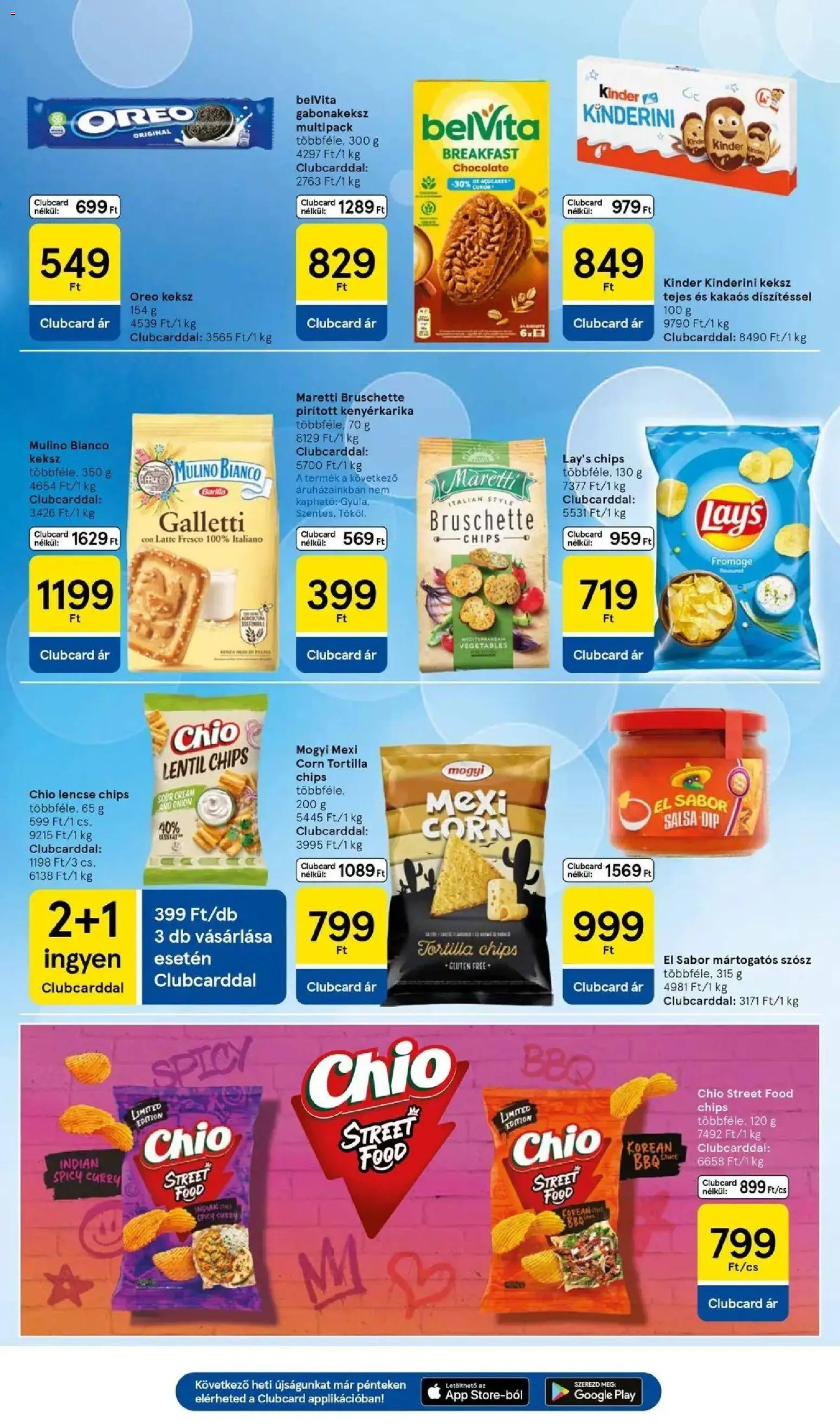 Tesco akciós ujság - amely érvényes a következő dátumtól: 2026.08.13. | Oldal: 27 | Termékek: Tortilla, Belvita, Tortilla chips, Barilla