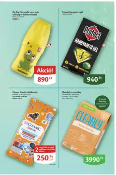 EcoFamily katalógus - amely érvényes a következő dátumtól: 18.05.2026 | Oldal: 11 | Termékek: Törlőkendő, Kullancsriasztó, Hangyairtó, Vegán