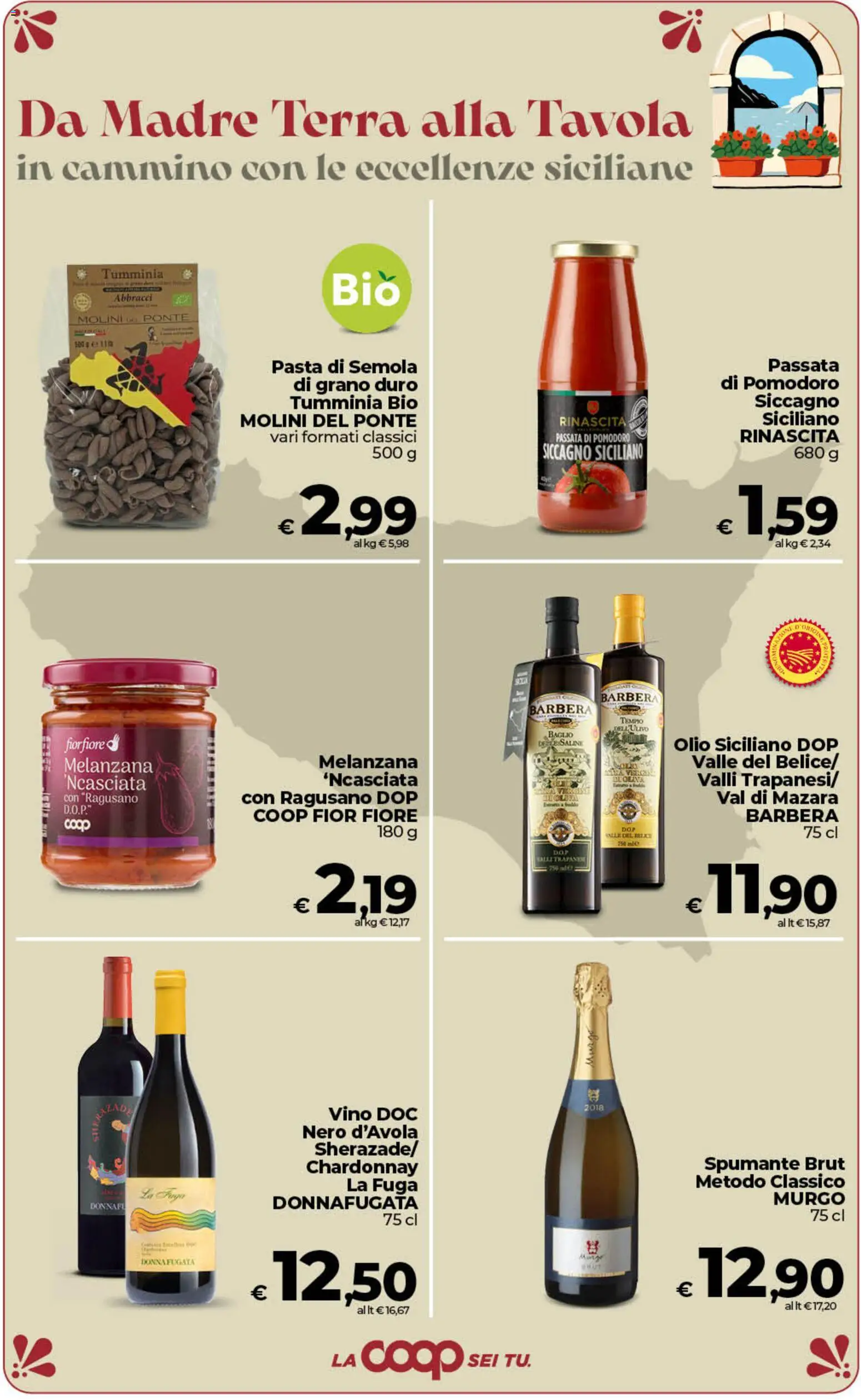 Volantino Ipercoop del 19.05.2026 | Pagina: 11 | Prodotti: Pomodoro, Olio, Vino, Pasta