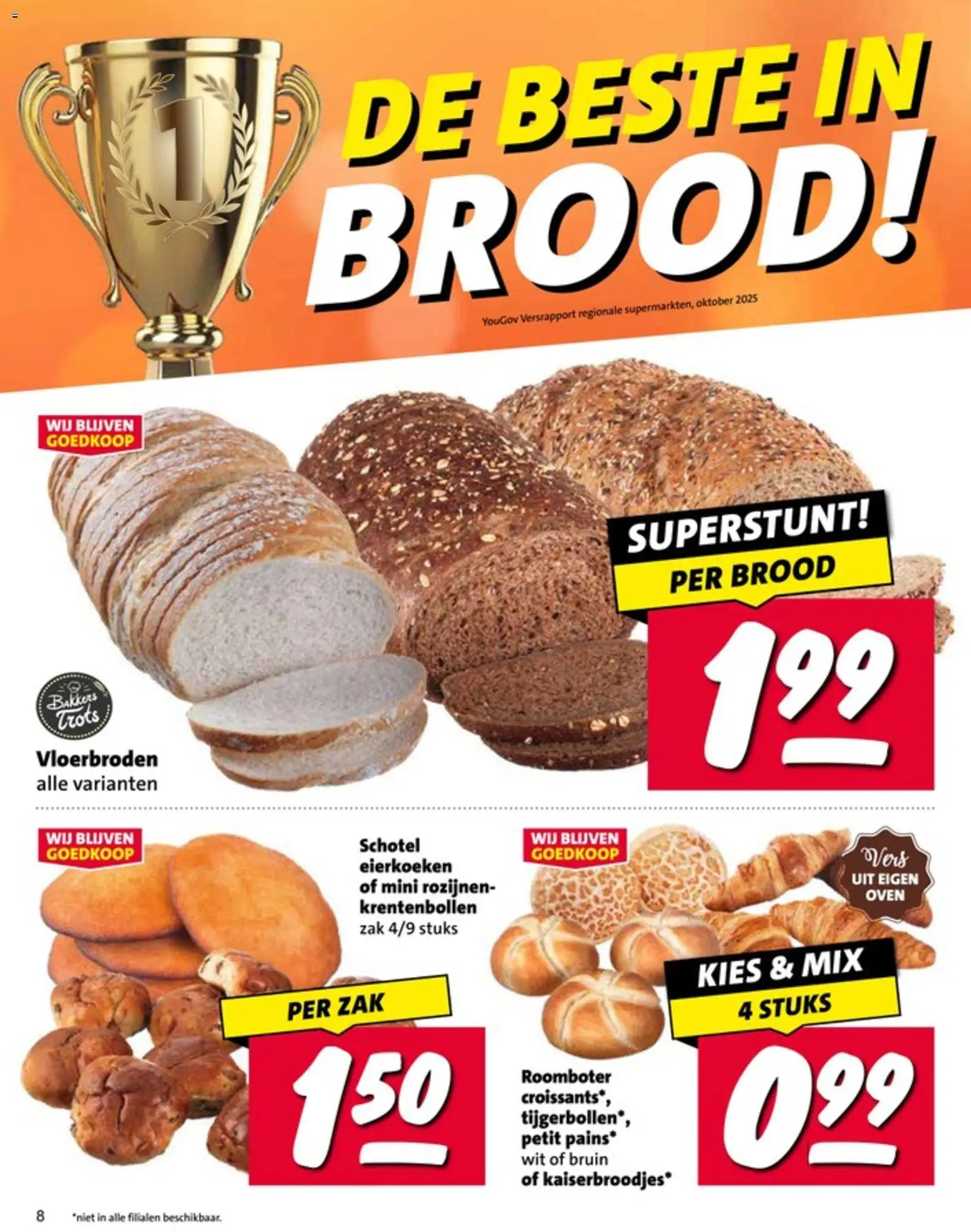 {H1} | Pagina: 8 | Producten: Roomboter, Rozijnen, Zak, Oven