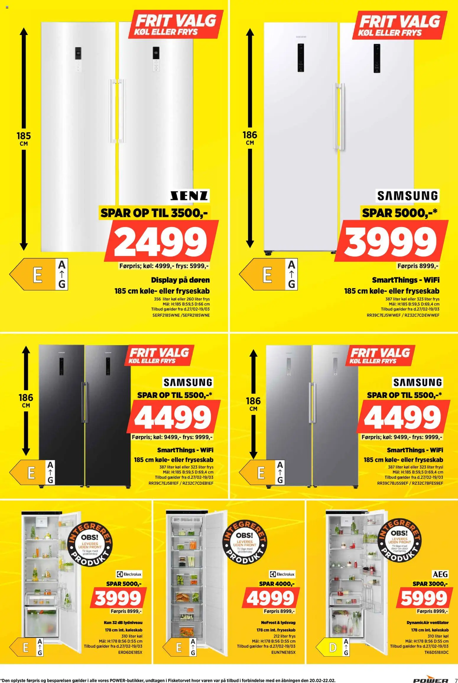 Power tilbudsavis – gyldig fra 13.03.2026 | Side: 7 | Produkter: Ventilator, Køleskab