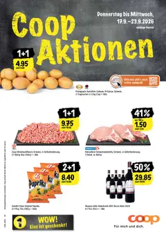Coop aktionen ab 17.09.2026 gültig