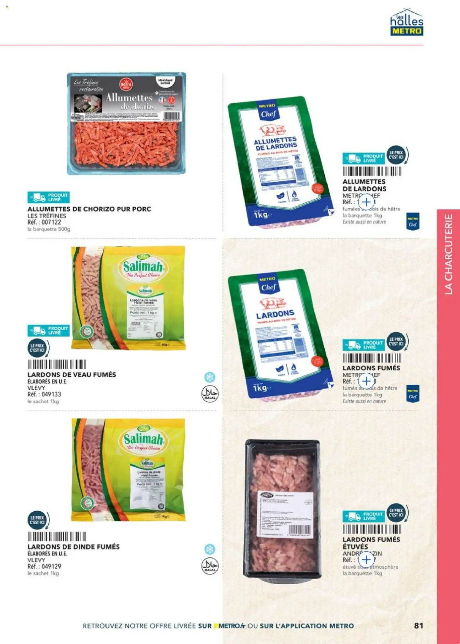 {H1} | Page: 81 | Produits: Chorizo, Poids, Porc, Livre